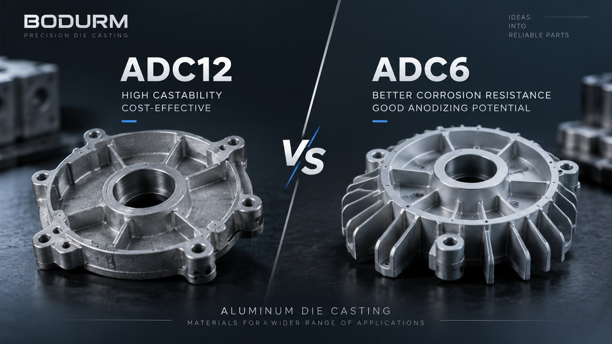 ADC12 vs ADC6 Aluminum Die Casting: What’s the Difference?