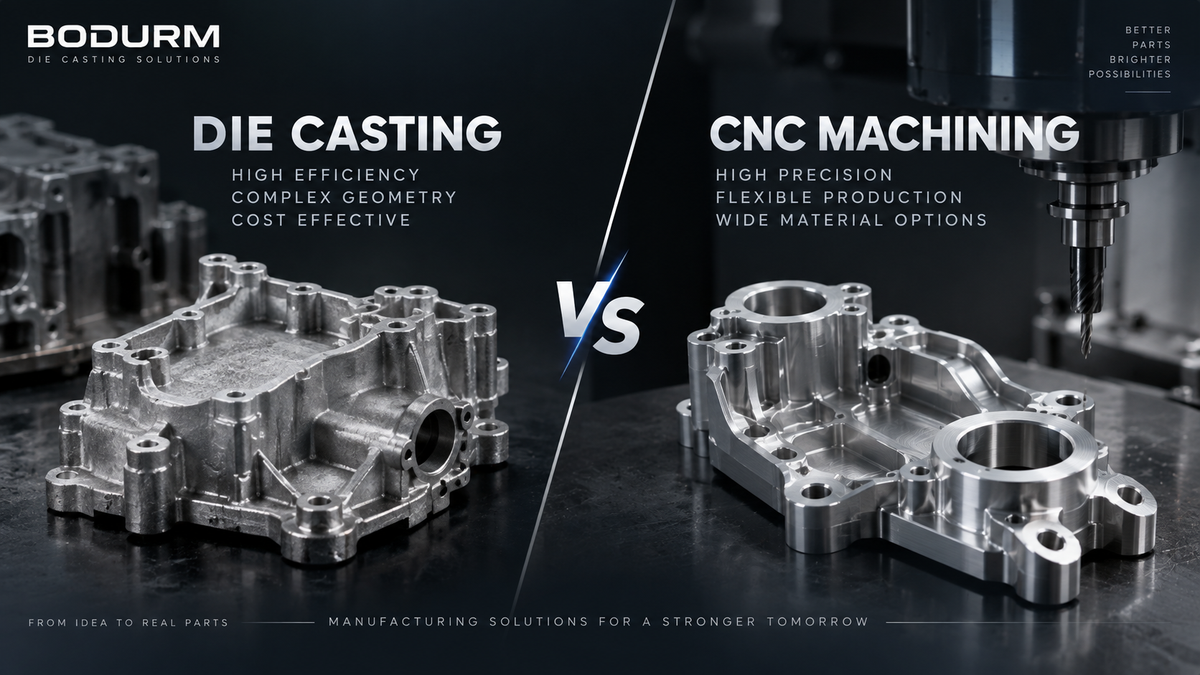 Die Casting vs CNC Machining: Which Process Is Right for Your Part?
